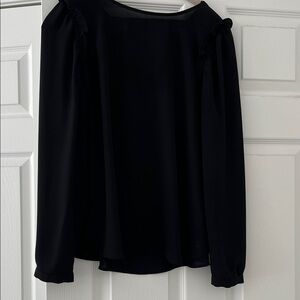 Source Unknown Classic Black Blouse
